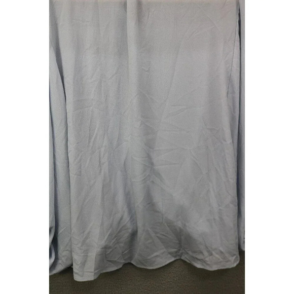 Umgee Light Blue Huge Dolan Balloon Sleeves Top-Size Large-Boho-Cottagecore - Picture 9 of 10